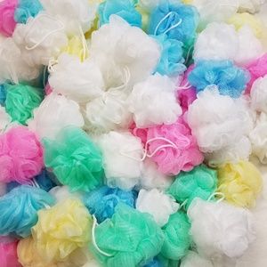 8pcs Mesh Bath Sponge Loofah